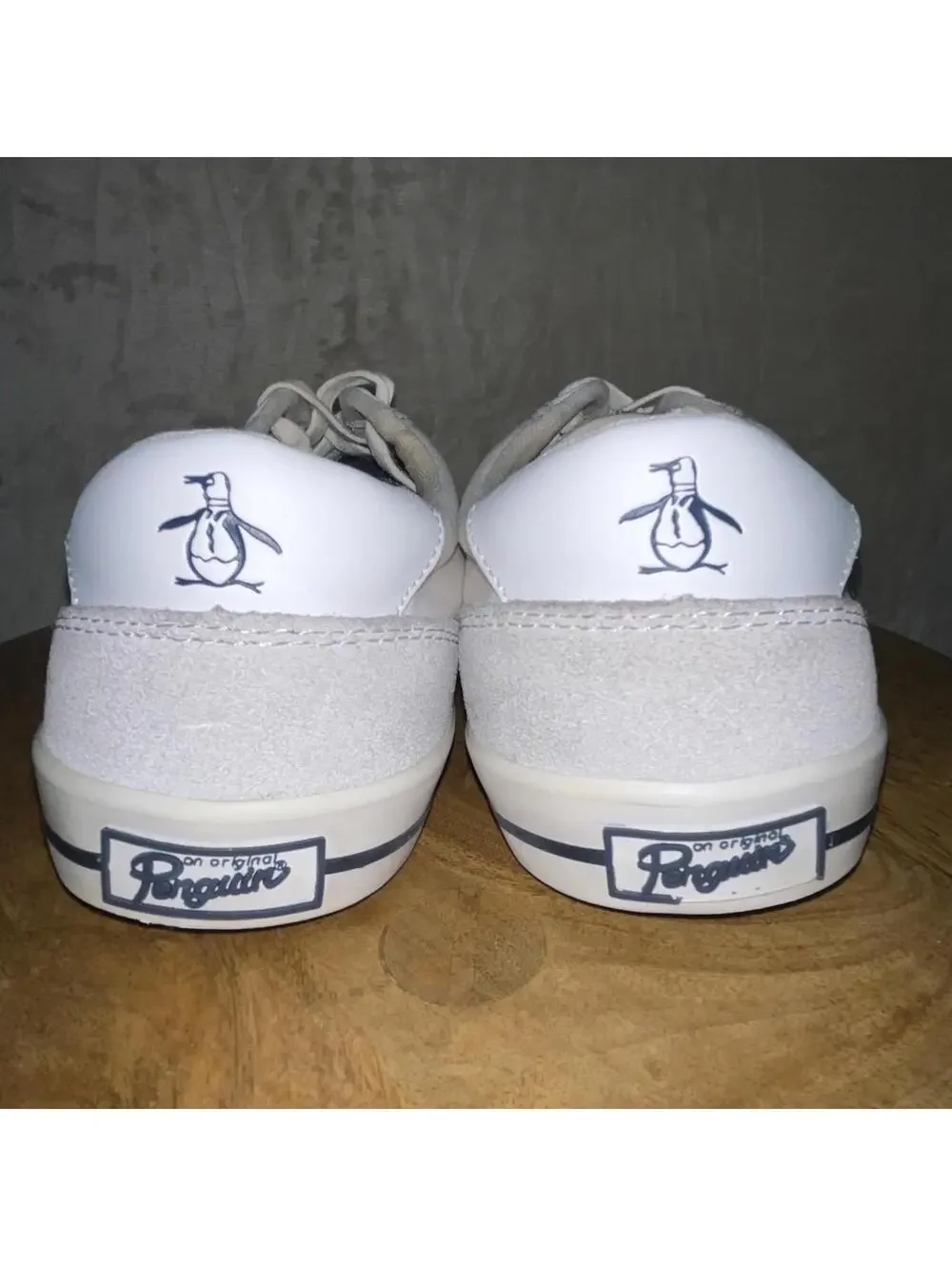 Original Penguin Cole Canvas and Leather Sneakers Men's Size  US 8M